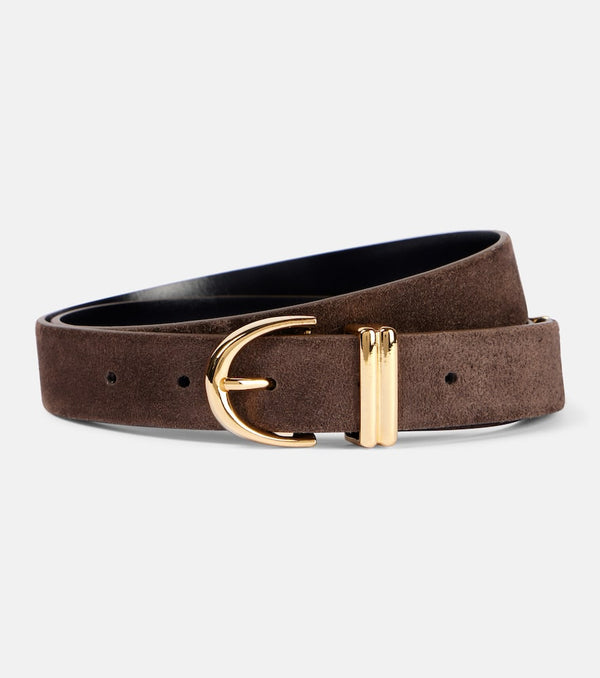 Khaite Bambi suede belt