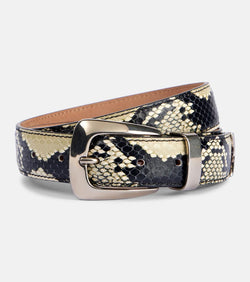 Khaite Benny snake-effect leather belt