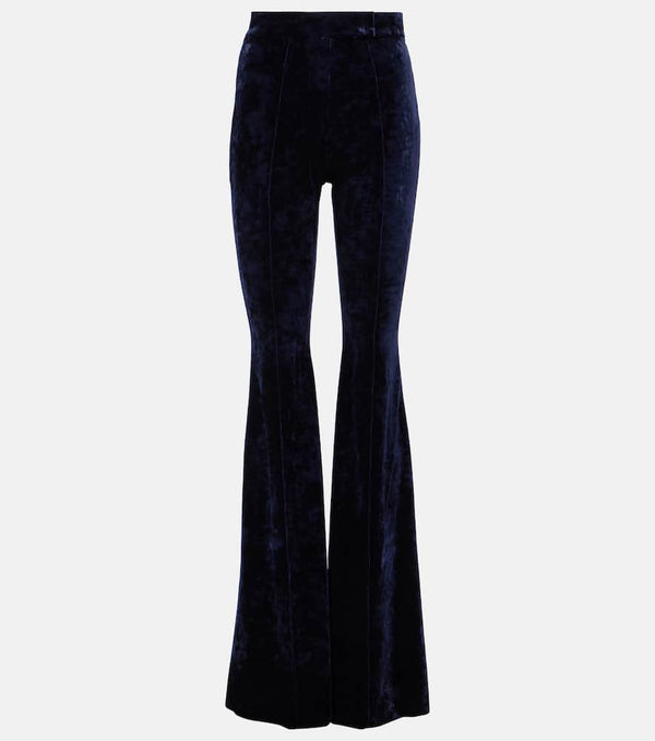 Alex Perry Velvet flared pants