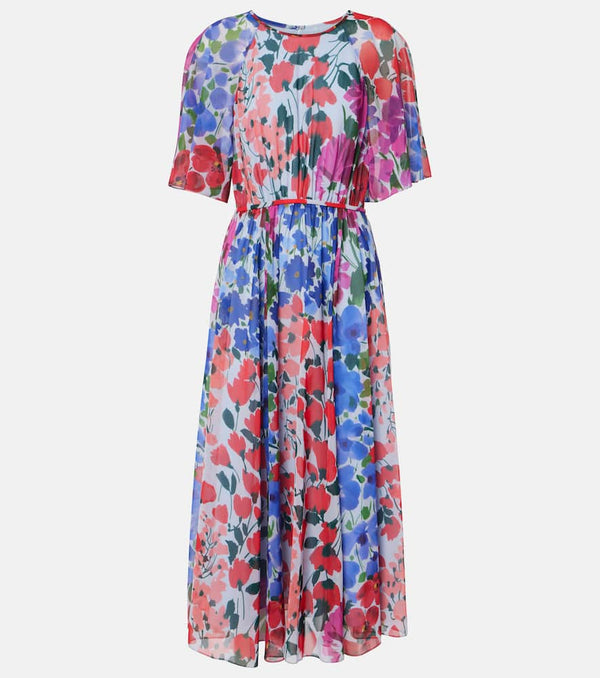 Carolina Herrera Gathered midi dress