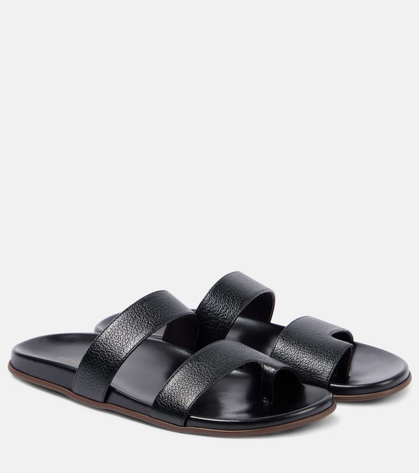 The Row Hugh leather sandals