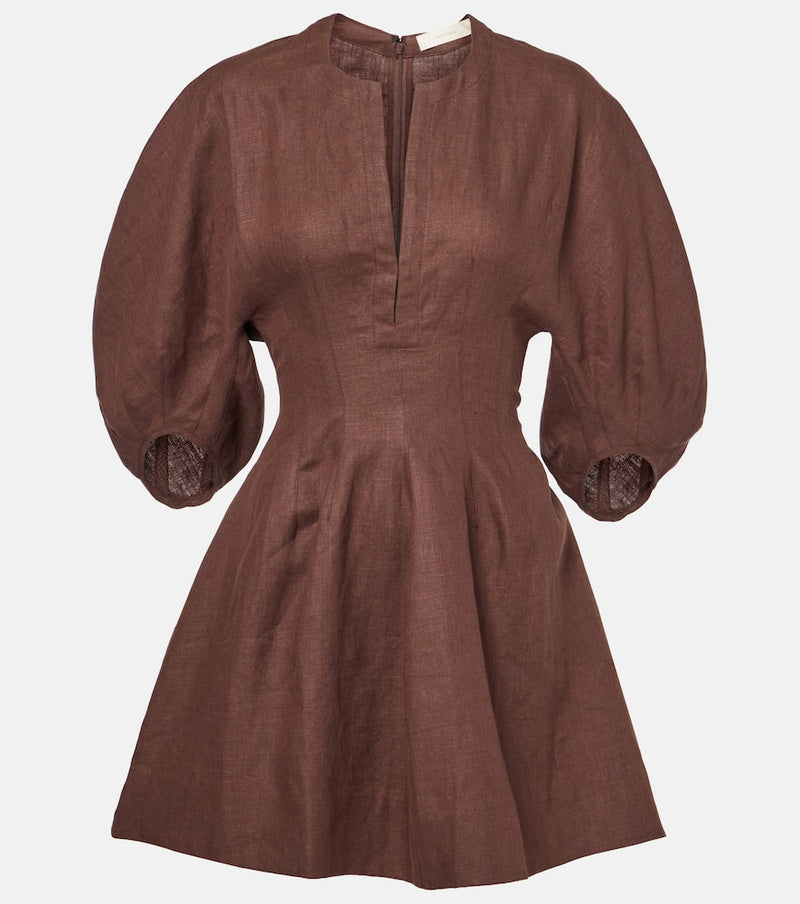 Faithfull Poet linen minidress