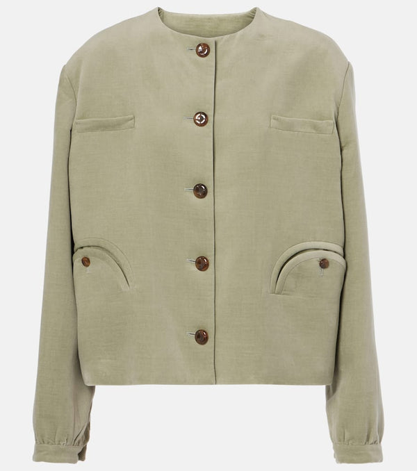 Blazé Milano Jealousy Gliss cotton and linen jacket