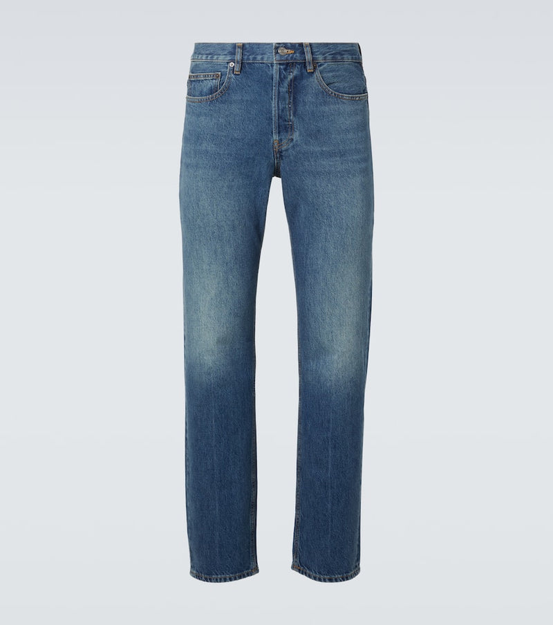 Frame The Straight mid-rise straight jeans