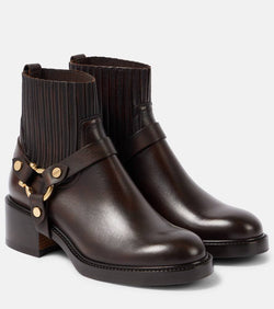 Chloé Dakota leather biker boots