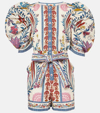 Farm Rio Romantic Lightness cotton jumpsuit