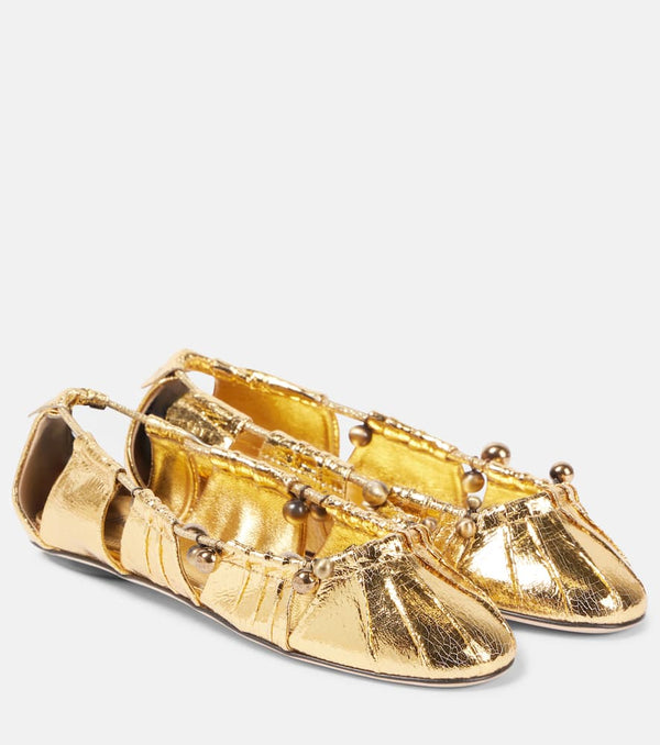 Chloé Luna leather ballet flats