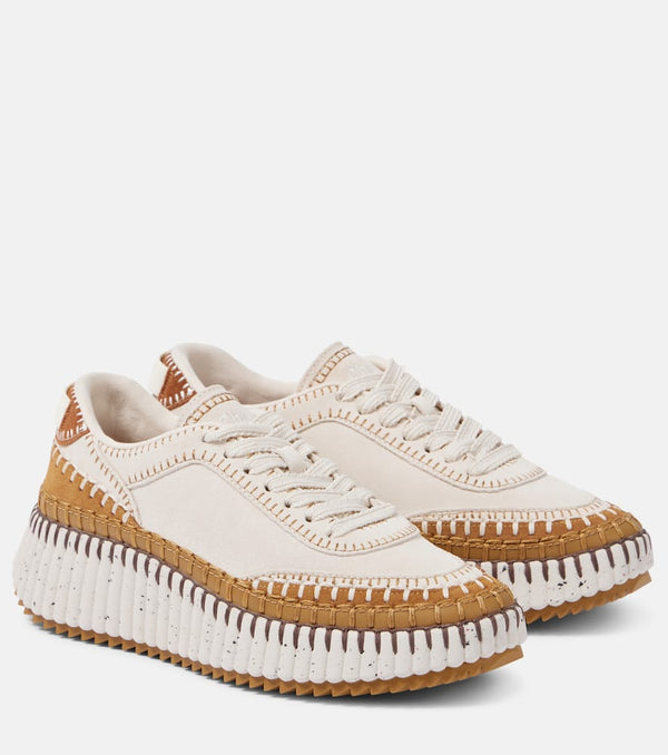 Chloé Nama suede sneakers