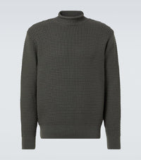 Sunspel Fisherman waffle-knit wool sweater