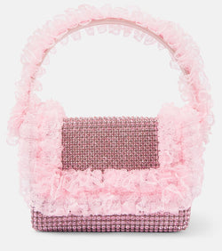 Self-Portrait x Christopher Kane crystal-embellished tote bag