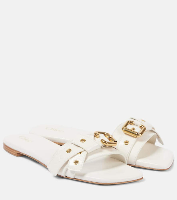 Chloé Mae leather slides