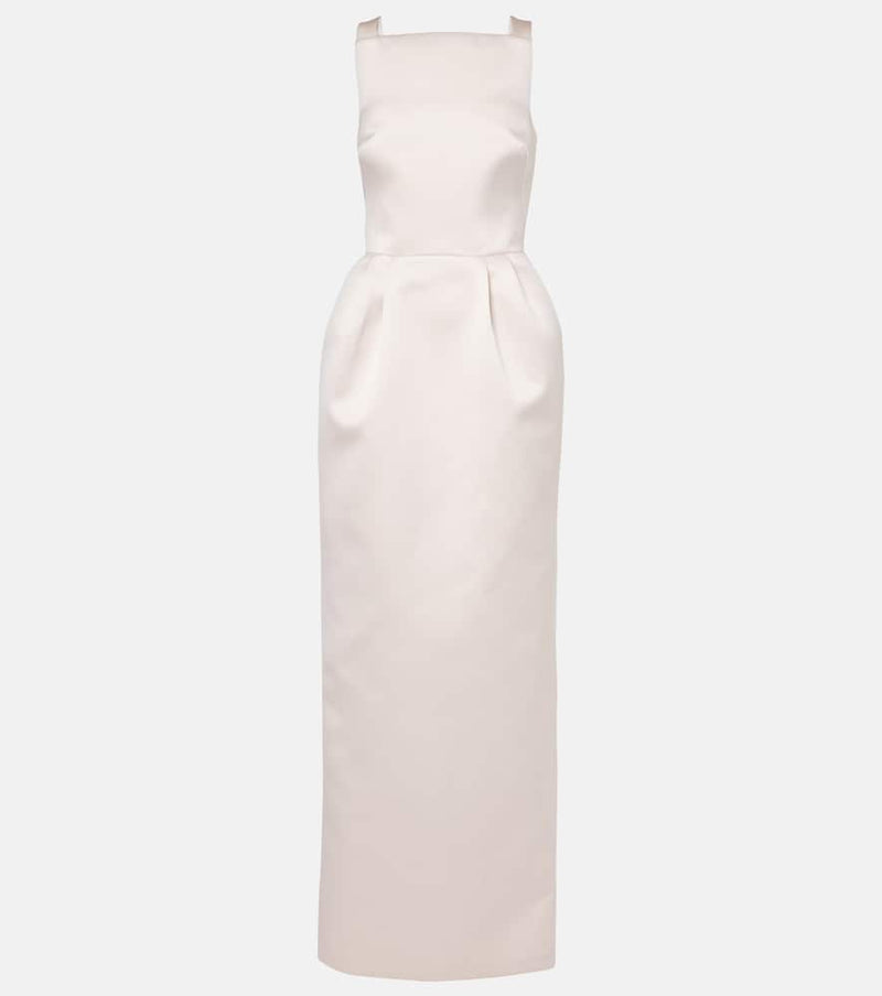 Safiyaa Trecchi embellished satin gown