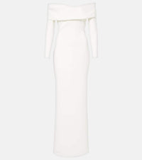 Solace London Lyla crepe gown