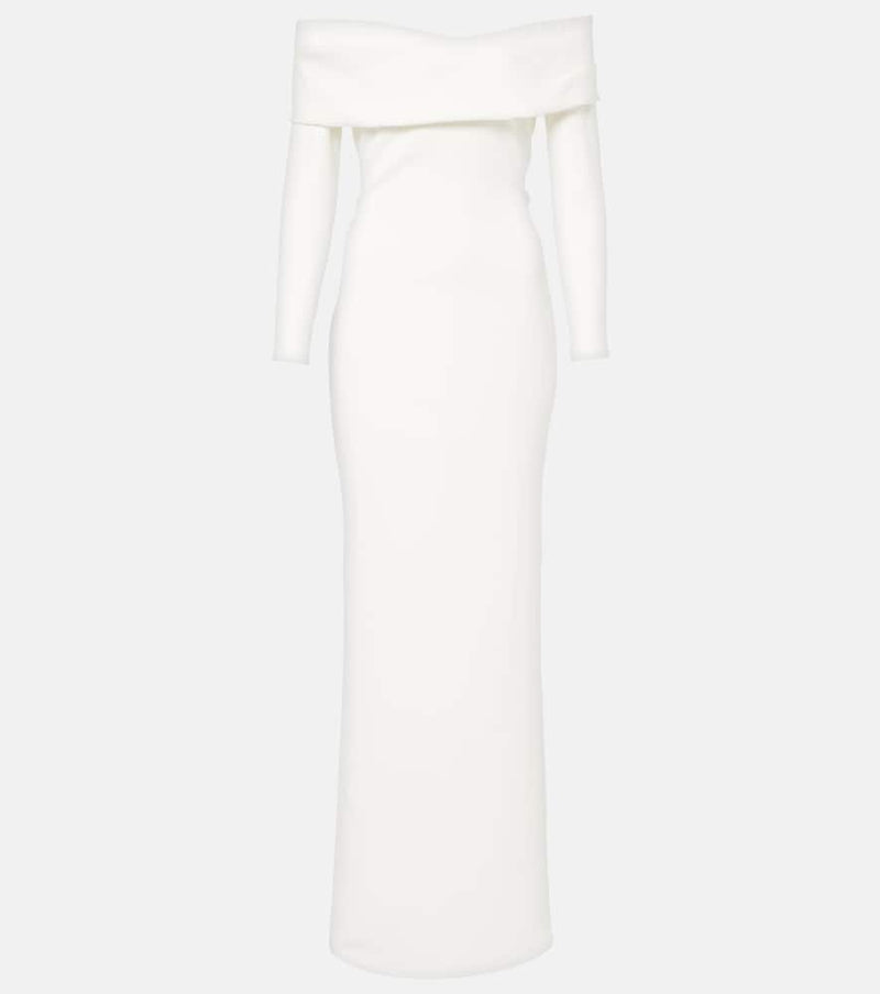 Solace London Lyla crepe gown