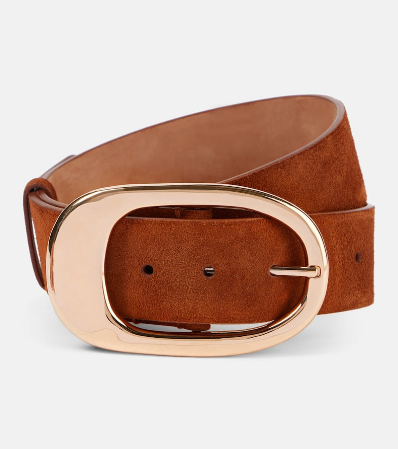 Gabriela Hearst Lozewce suede belt