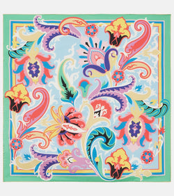 Etro Norma floral silk scarf