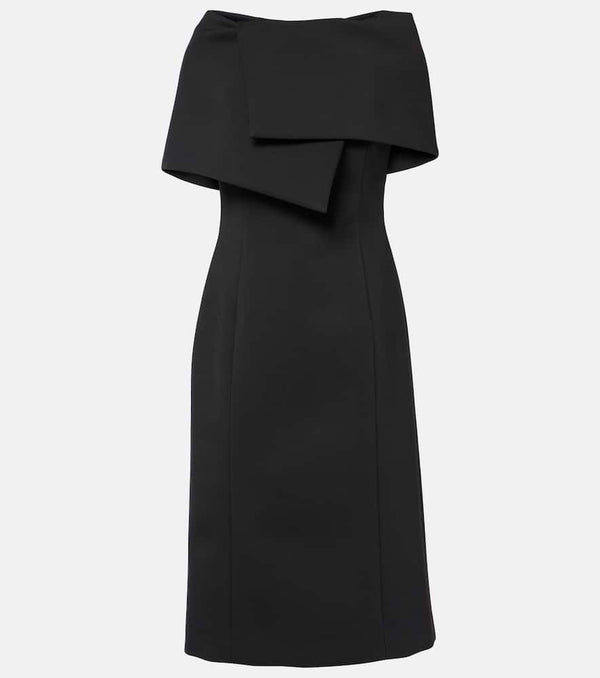 Oscar de la Renta Draped cocktail dress