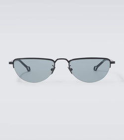 Giorgio Armani Matt round sunglasses