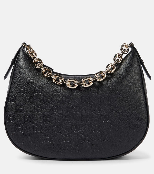 Gucci GG Medium debossed leather shoulder bag