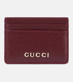 Gucci Gucci Script leather card holder