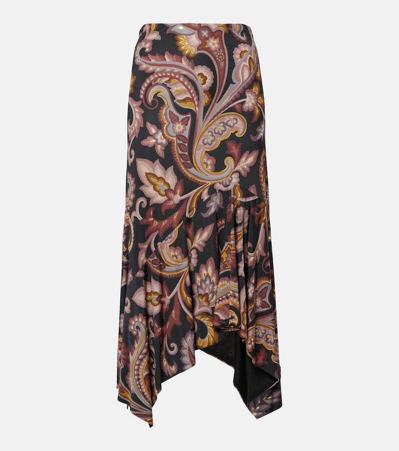 Etro Paisley jersey maxi skirt