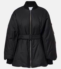 Alaia Belted cotton-blend jacket