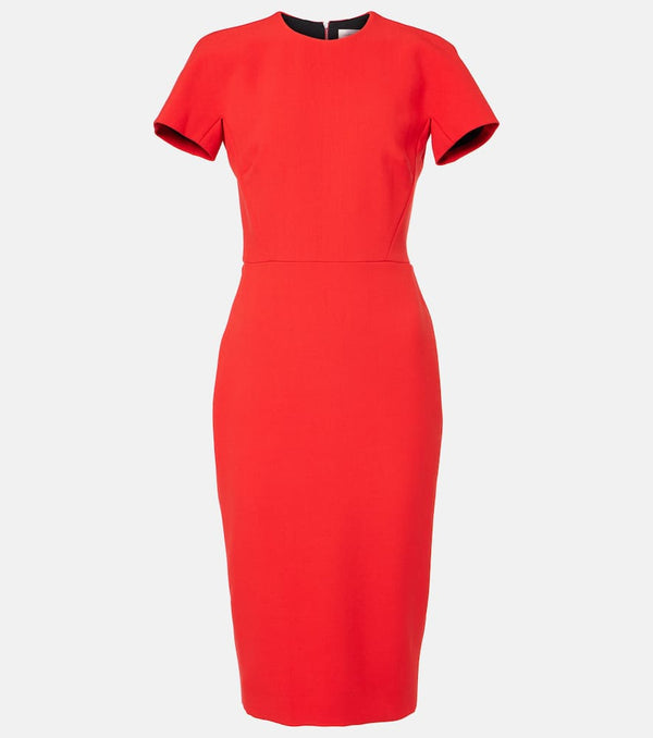 Victoria Beckham Crêpe midi dress