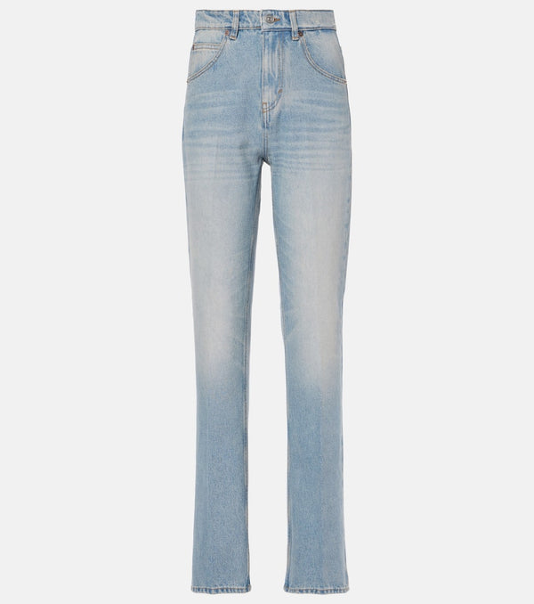 Victoria Beckham Julia high-rise straight jeans