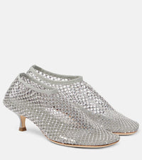Christopher Esber Minette crystal-embellished fishnet pumps