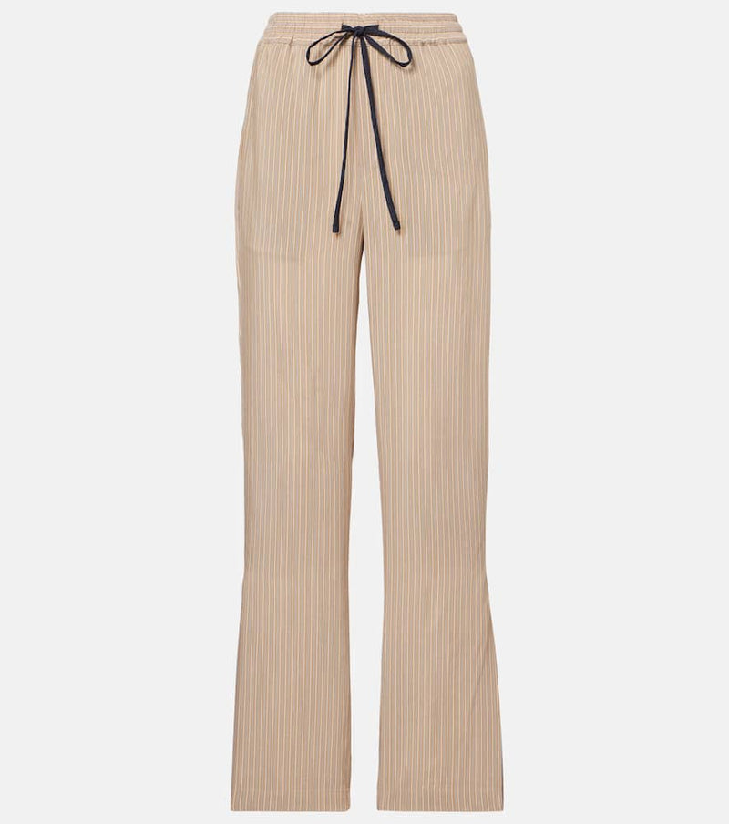 Victoria Beckham Striped pajama pants