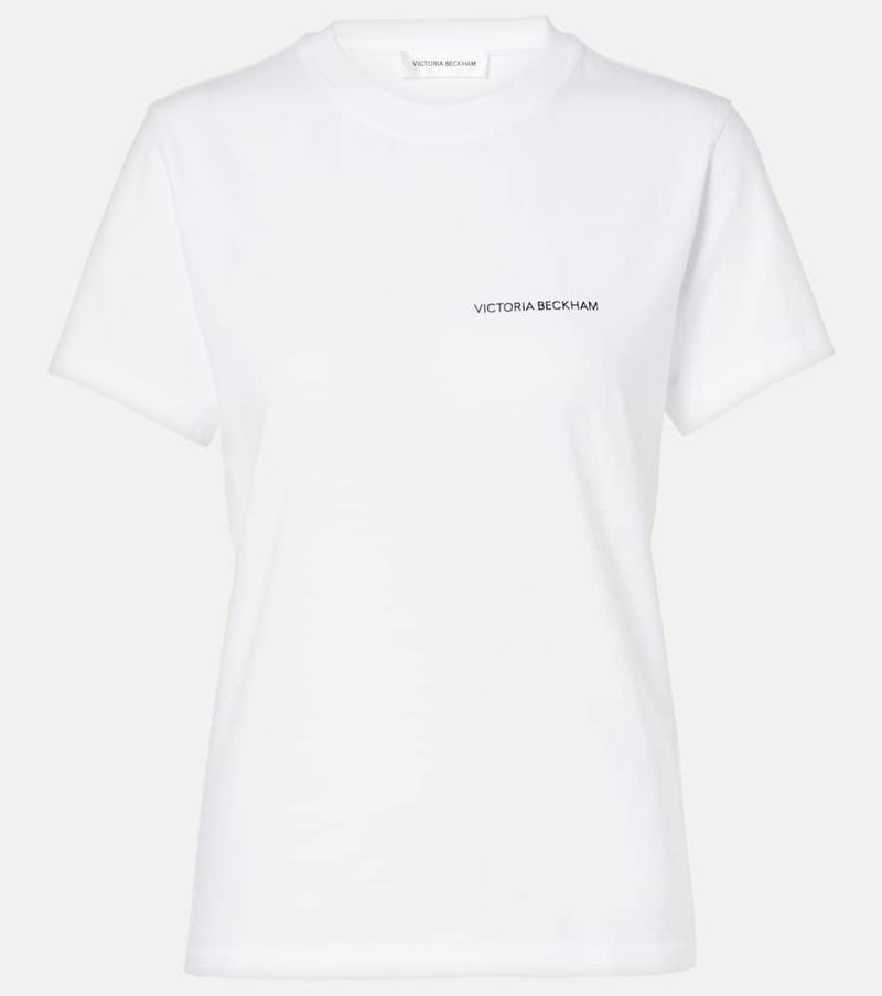 Victoria Beckham Logo cotton jersey T-shirt