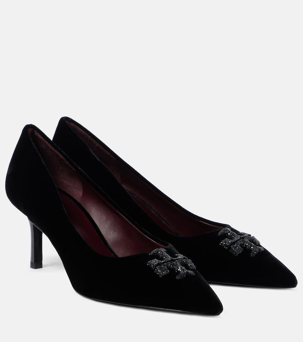 Tory Burch Eleanor Pave 65 velvet pumps