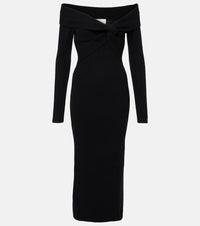 Roland Mouret Wool and cashmere-blend midi dress