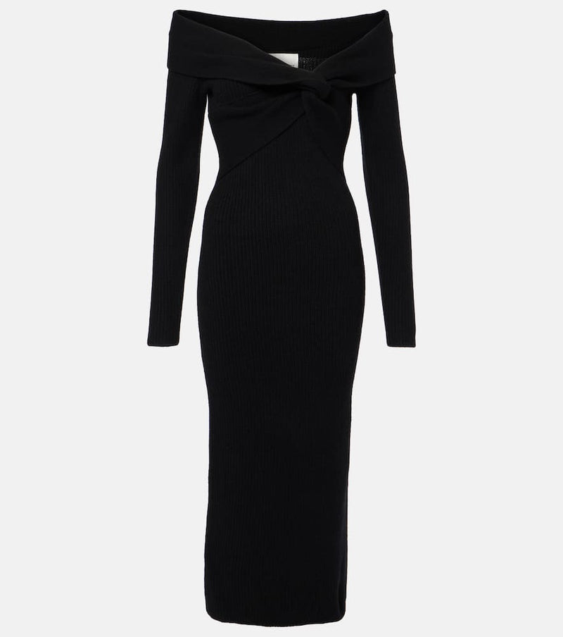 Roland Mouret Wool and cashmere-blend midi dress