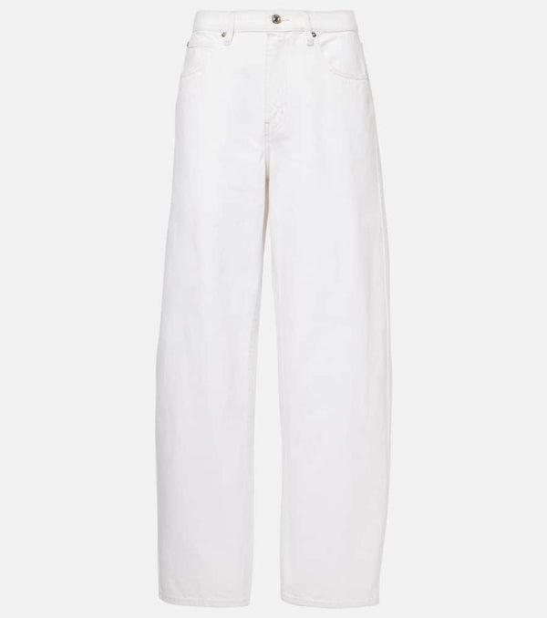 Frame Low Slung barrel-leg jeans