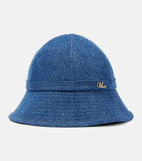 Chloe Chloe Iconic denim bucket hat