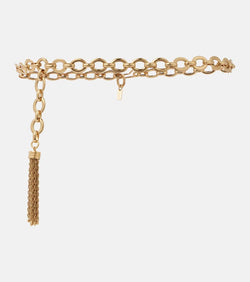 Chloé Pompom chain belt