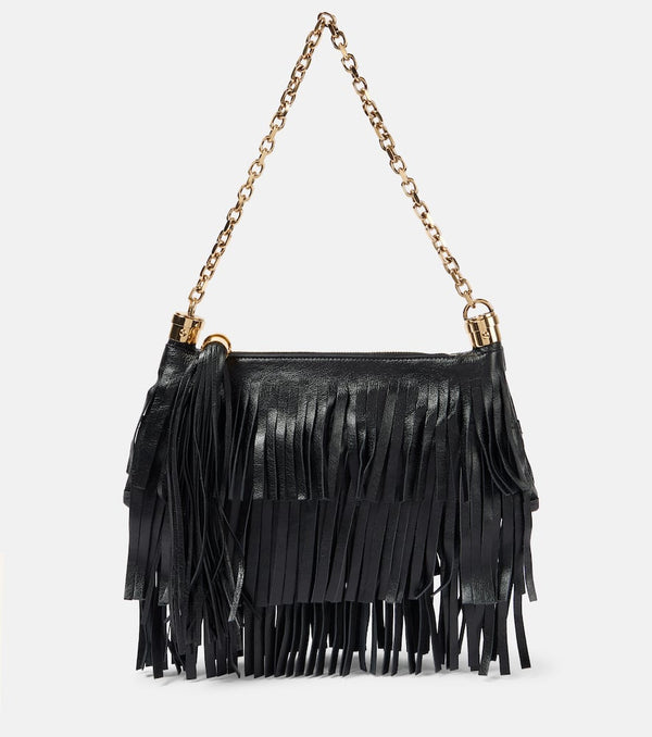 Chloé Chloé Foulard fringed leather shoulder bag