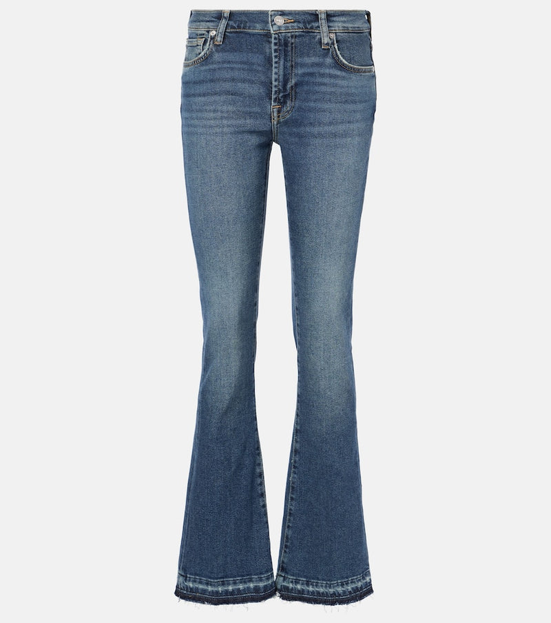 7 For All Mankind Bootcut Tailorless mid-rise jeans