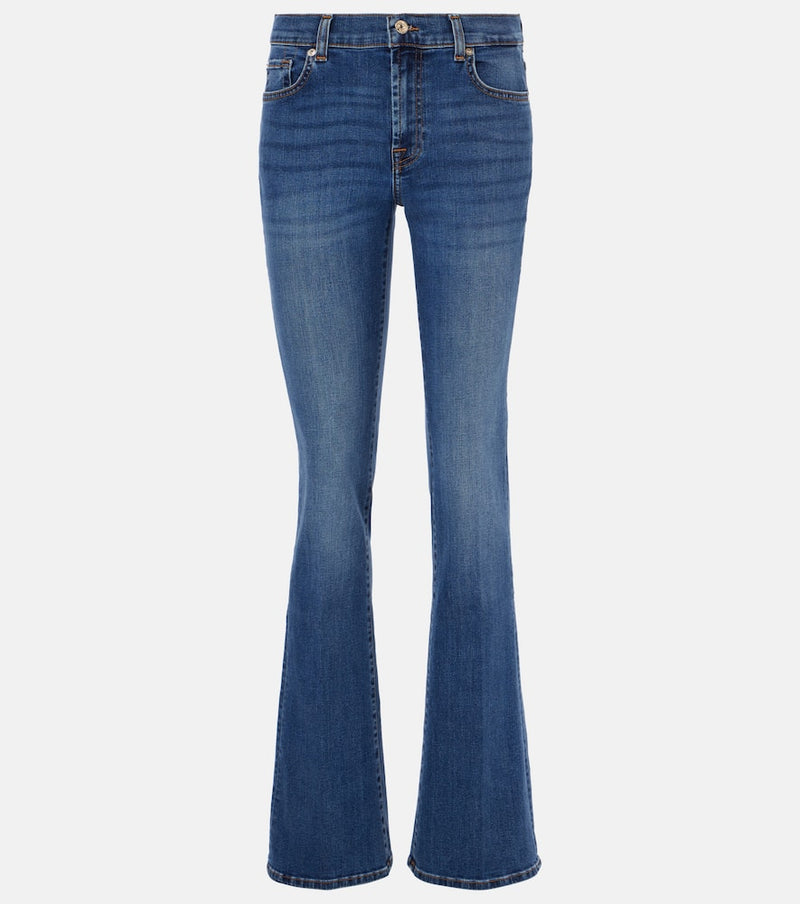 7 For All Mankind Low-rise bootcut jeans