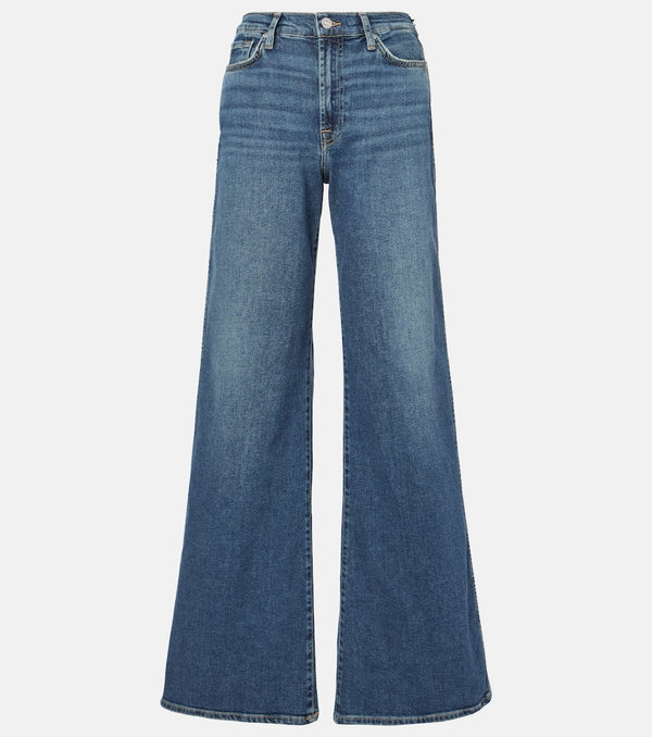 7 For All Mankind Luxe Vintage high-rise wide-leg jeans