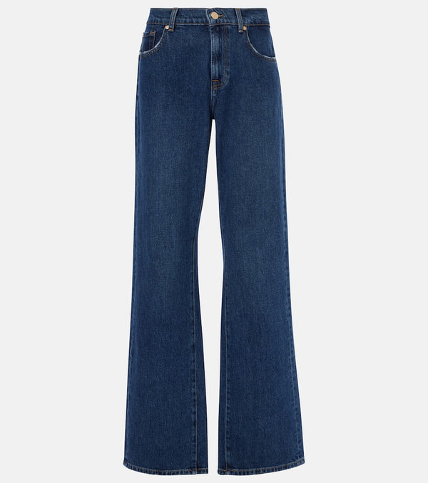 7 For All Mankind High-rise straight jeans