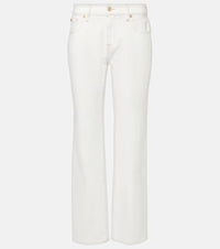 7 For All Mankind High-rise straight jeans