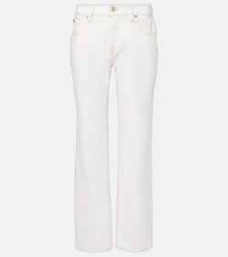 7 For All Mankind High-rise straight jeans