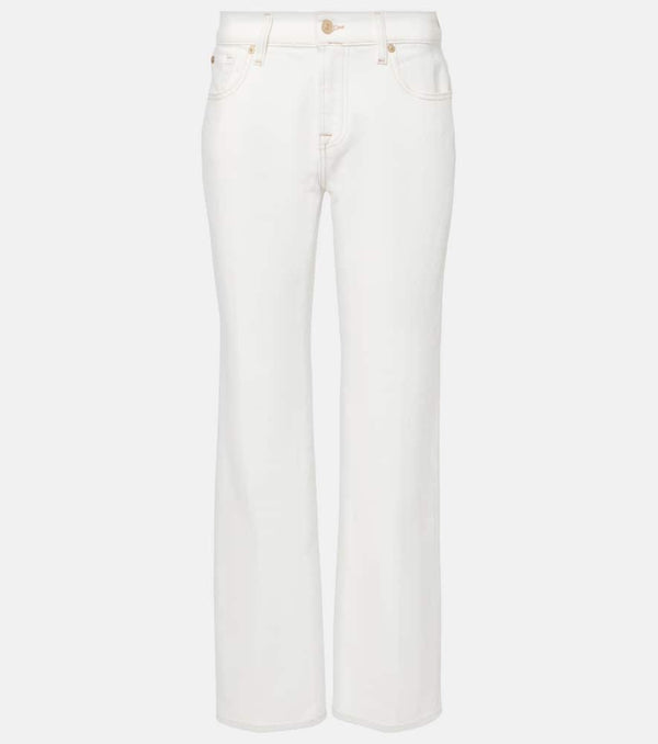 7 For All Mankind High-rise straight jeans