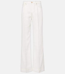 7 For All Mankind High-rise wide-leg jeans