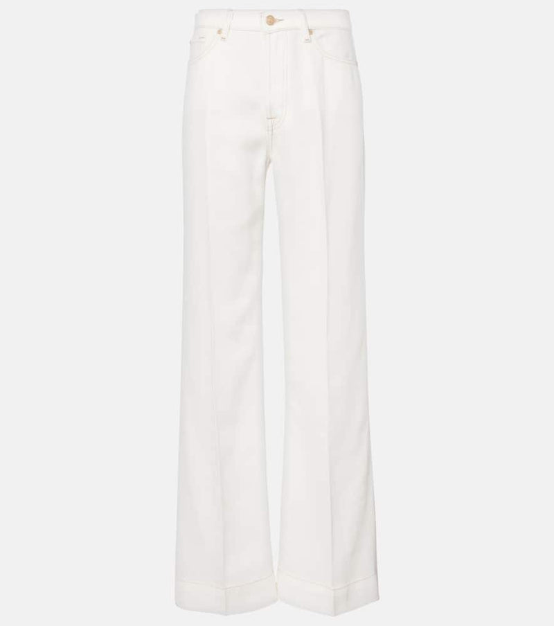 7 For All Mankind High-rise wide-leg jeans