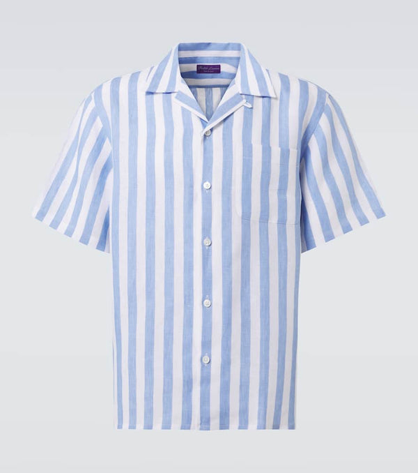 Ralph Lauren Purple Label Striped linen shirt