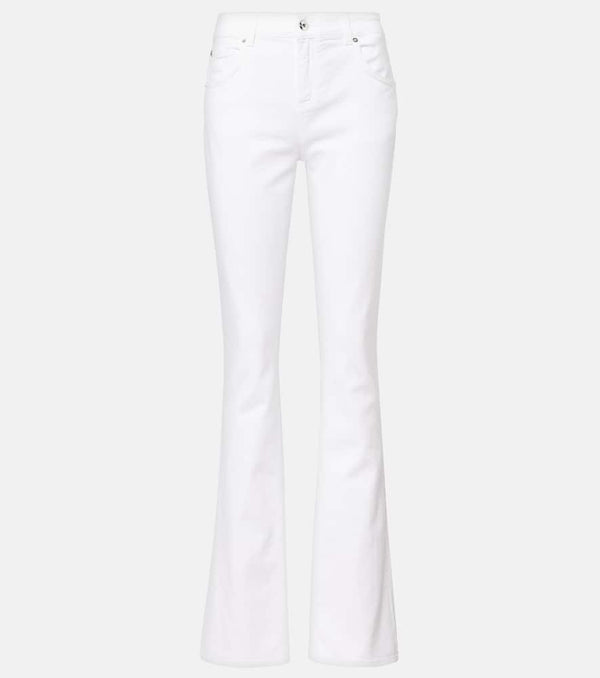 Blumarine Chain-detail high-rise bootcut jeans