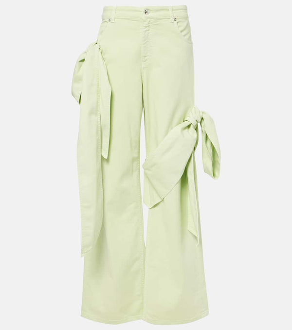 Blumarine Draped straight jeans